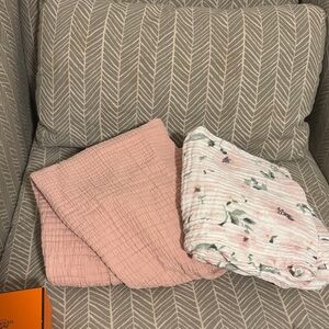 Pottery barn and west elm changing pad covers. 100% organic cotton.